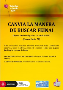 cartell canvia la manera de buscar feina